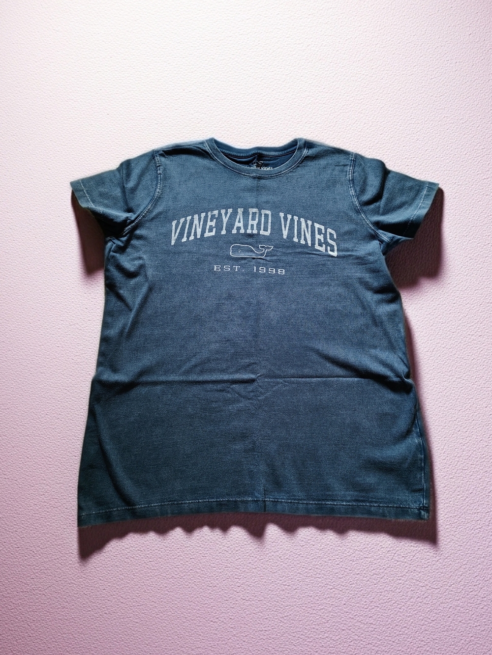 Vineyard Vines Navy Logo Tee